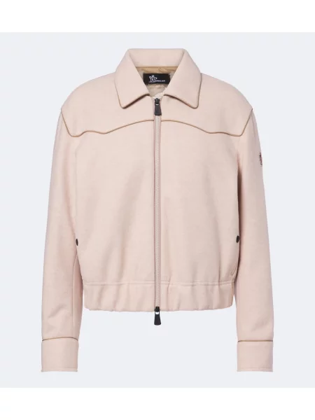 Geacă Moncler Grenoble roz