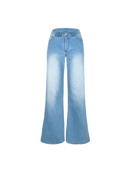Jeansy dzwony Hést dzwony niebieskie