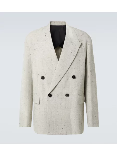 Sacou Bottega Veneta alb