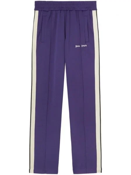 Pantaloni Palm Angels cu imagine albastru
