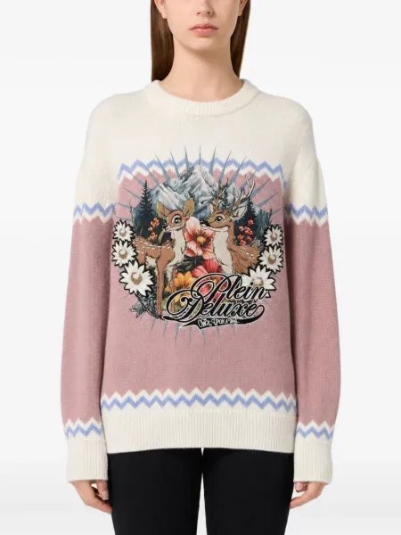 Pulover Philipp Plein roz