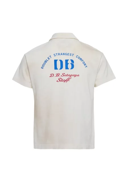 Polo Doublet cu aplicații alb