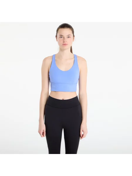 Sutien adidas 3 Stripes Studio All Me Light Support Bra Blue Fusion XL albastru