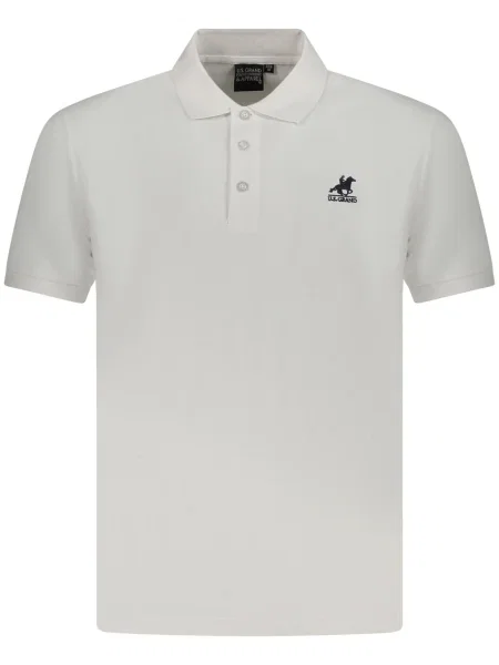 Polo U.s. Grand Polo cu mâneci scurte alb