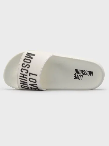 Шлепанцы Love Moschino белые