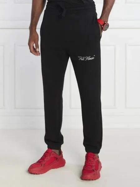 HUGO Pantaloni de trening Duttocks negru