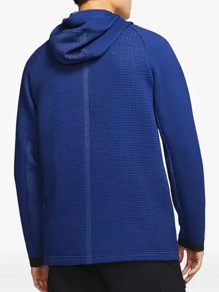 Koszulka Nike polarowa do biegania z nadrukiem szara