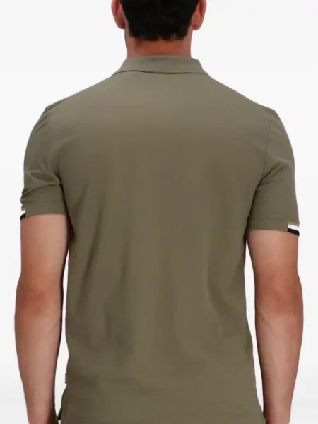 Polo Boss cu broderie verde