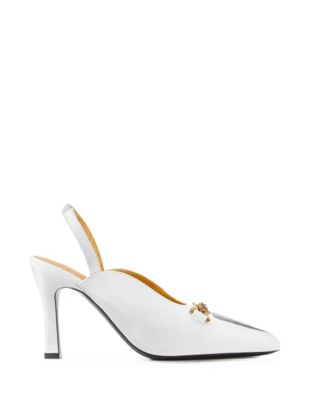 Pantofi cu toc Versace alb
