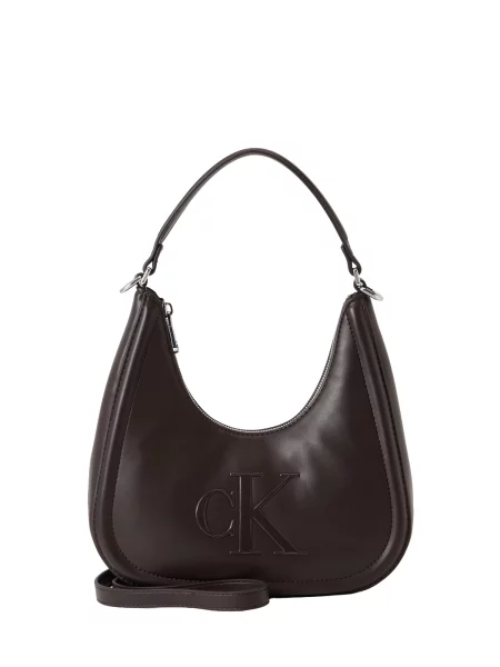 Calvin Klein Geantă de umăr BOLD închis maro