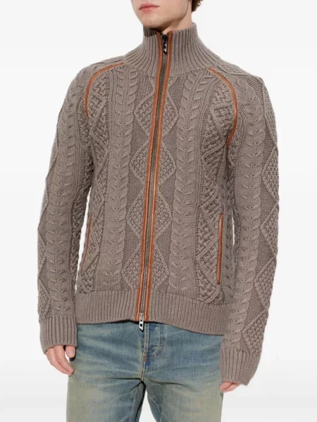 Cardigan Diesel tricotate gri