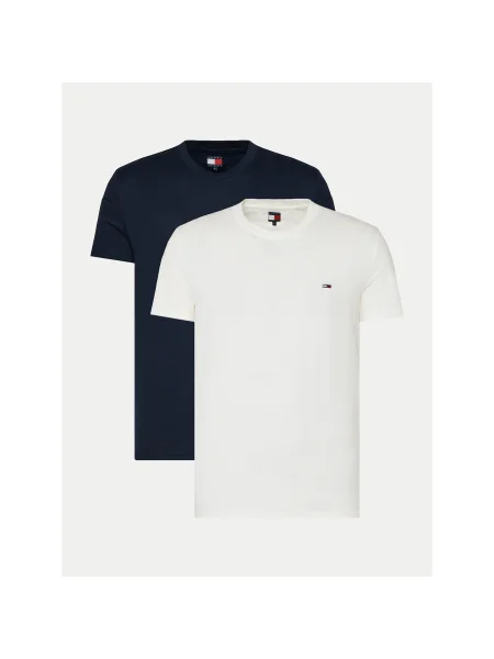 Tommy Jeans 2 póló készlet Színes Slim Fit