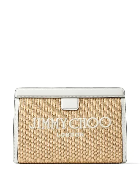 Geantă plic Jimmy Choo cu broderie