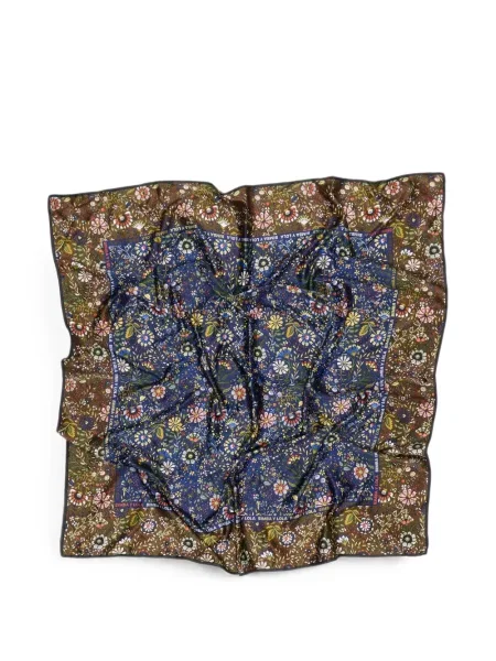 Fular Bimba Y Lola cu model floral albastru