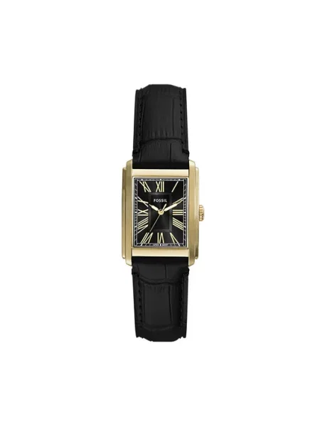 FOSSIL Ceas analogic CARRAWAY auriu negru