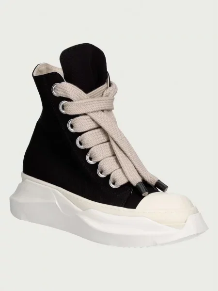 Rick Owens DRKSHDW Jumbolace Abstract teniși înalți cu platformă pentru bărbați