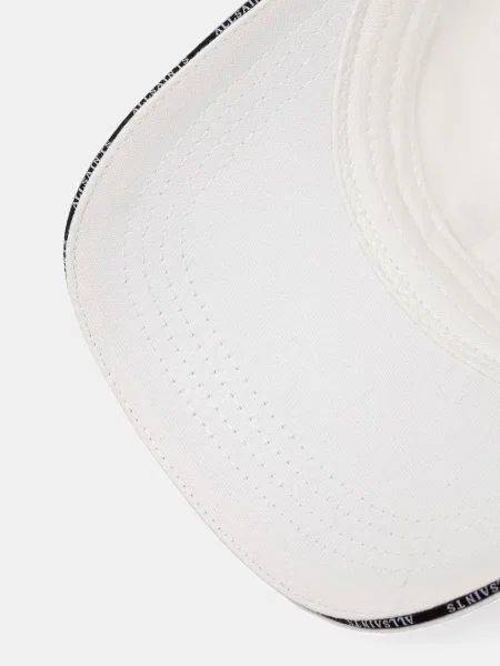 AllSaints шапка с козирка дамска от бяло