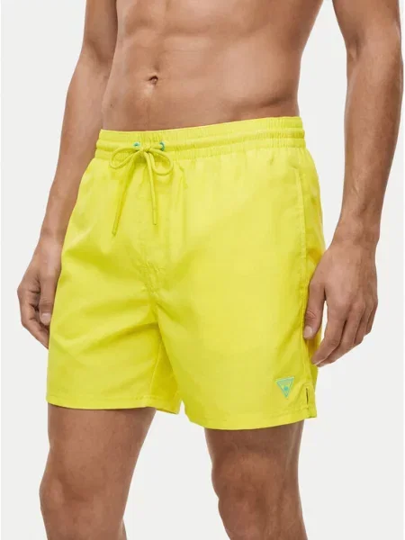 Guess Pantaloni scurți pentru înot SHORT galben