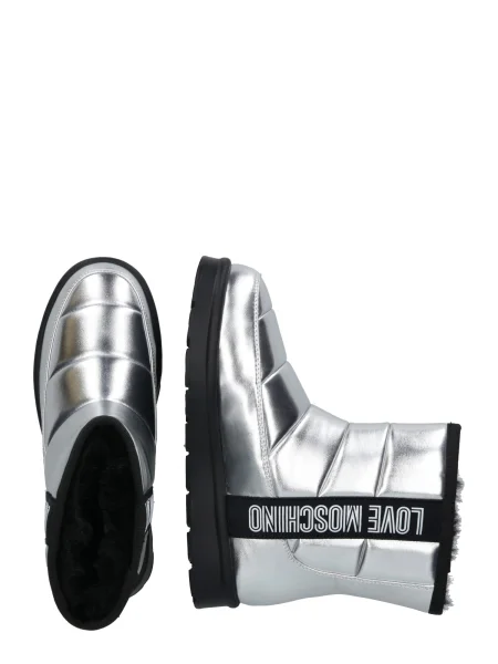 Členkové topánky Love Moschino čierna