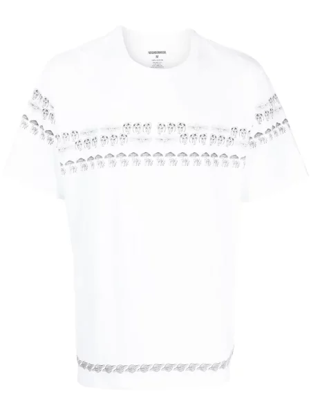 Tricou Neighborhood cu imagine alb