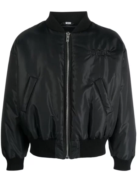 Geacă bomber Gcds cu broderie negru