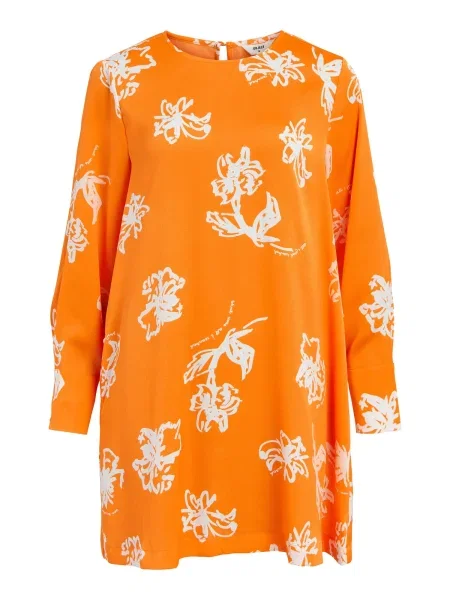 OBJECT Rochie ISSY portocaliu alb