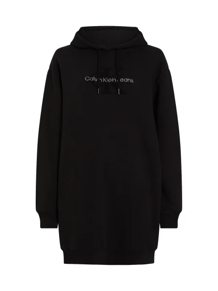 Calvin Klein Jeans Rochie tricotată Chenille negru