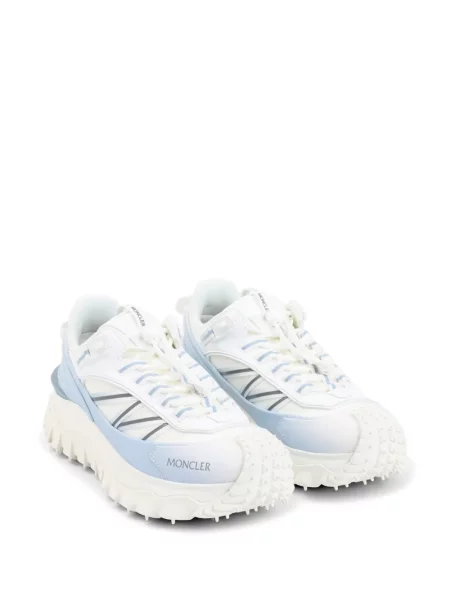Sneakerși Moncler din piele alb