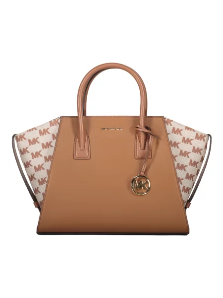Torebka Michael Kors skórzana biznesowa brązowa