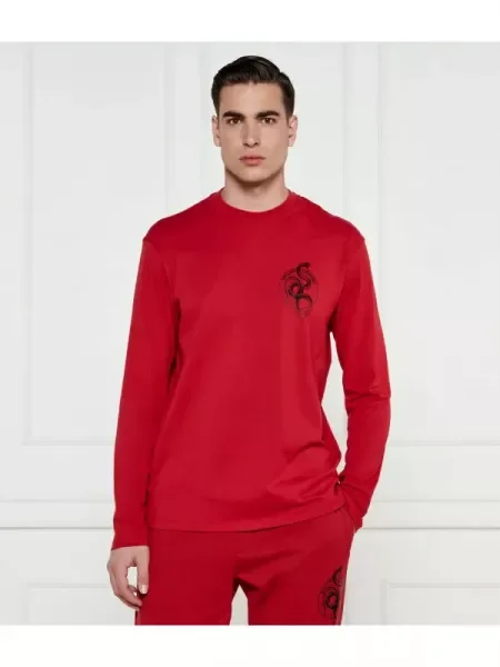 Tricou mânecă lungă Armani Exchange roșu