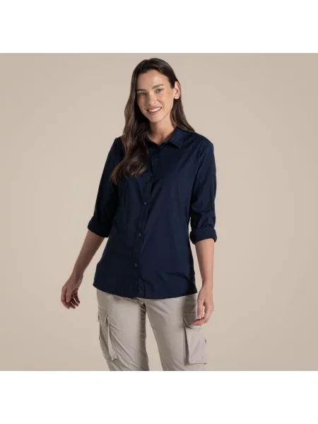 Koszula podróżnicza Craghoppers NosiLife Freeda Long Sleeved Shirt niebieska