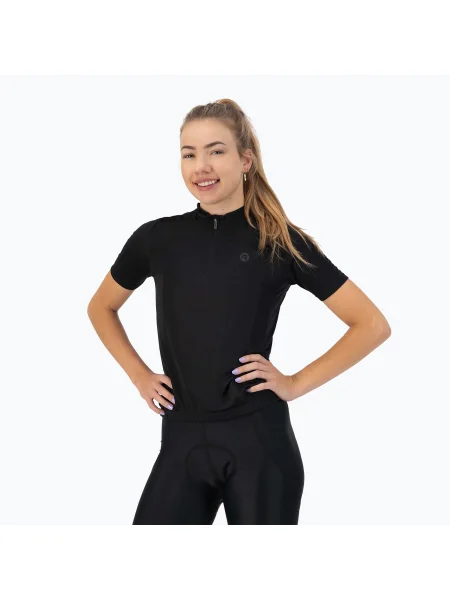 Olcsóbban. Női kerékpáros póló Rogelli Core black. Méret: XS fekete