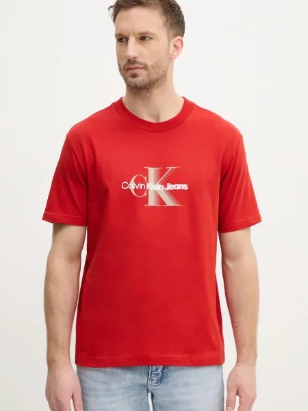 Calvin Klein Jeans tričko červené