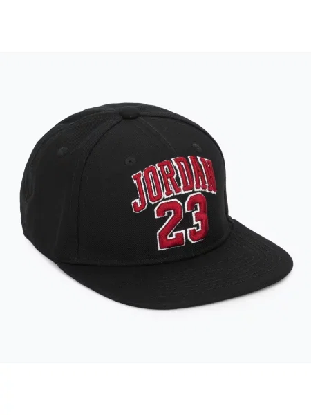 Gyerek ellenzős sapka Nike Jordan Jersey Flatbrim black. Méret: OS fekete