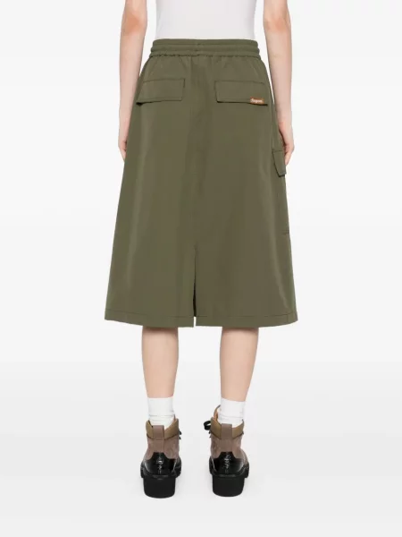 Fustă Fingercroxx cu broderie verde