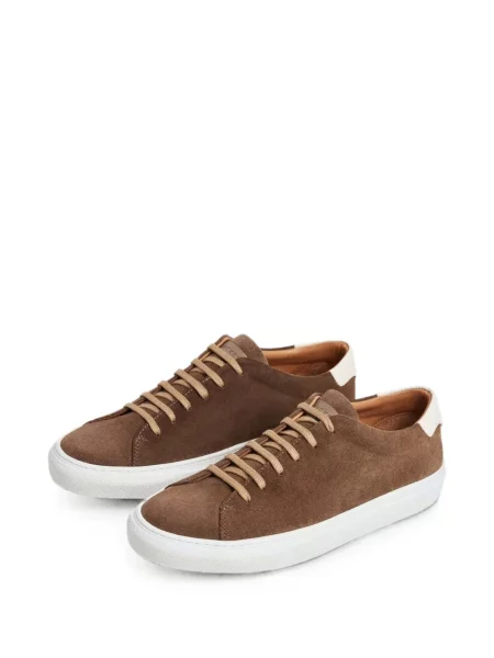 Szarvasbőr sneaker Hackett London barna