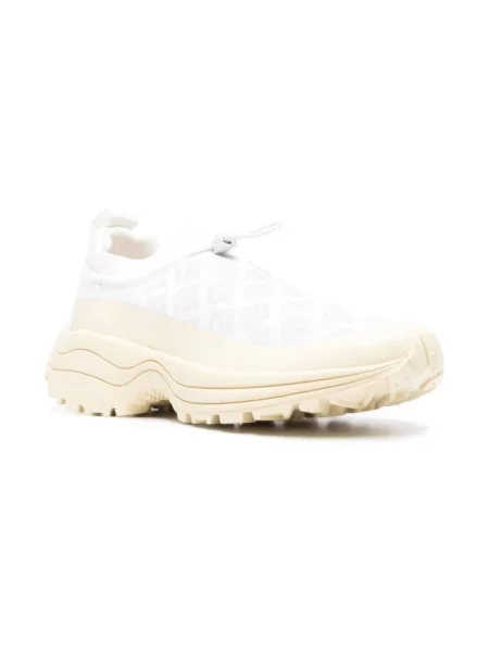 Dzianinowe sneakersy Veja z logo białe