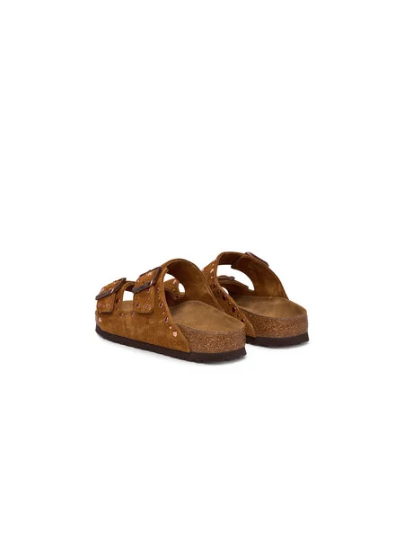 Birkenstock Natikače Arizona Rivet smeđa