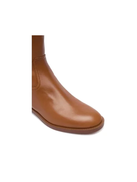 Kozaki Michael Kors skórzane brązowe