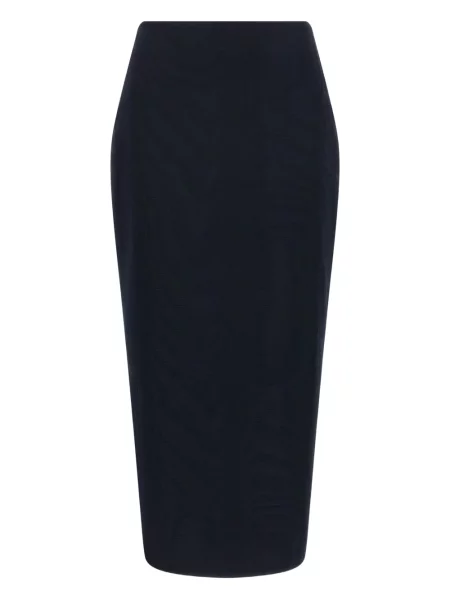 Fustă midi Blazé Milano din jacard albastru