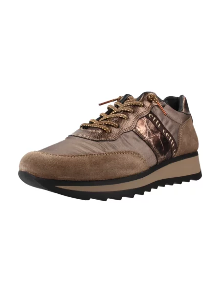 Sneakersy Cetti zamszowe brązowe