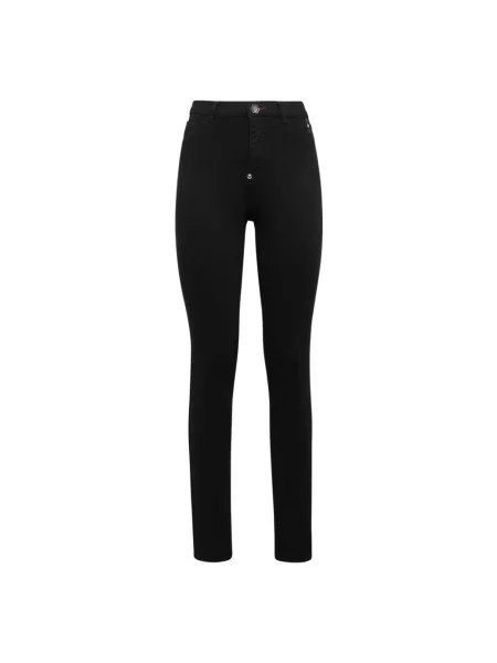 Skinny jeansy skinny Philipp Plein czarne