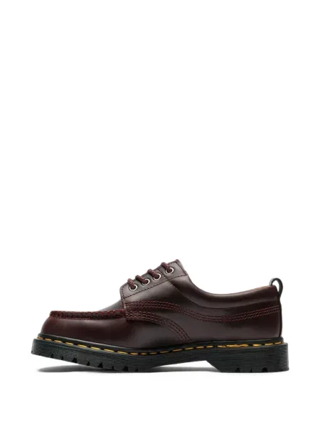 Fűzős bőr loafer Dr. Martens barna