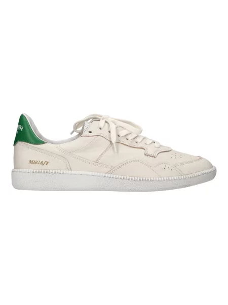 Sneakersy Hidnander skórzane białe