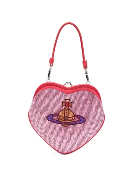 Torebka Vivienne Westwood w serca czerwona