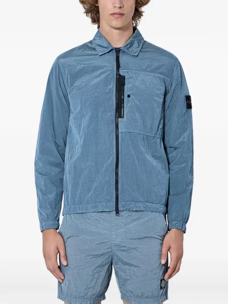 Geacă Stone Island cu strasuri albastru
