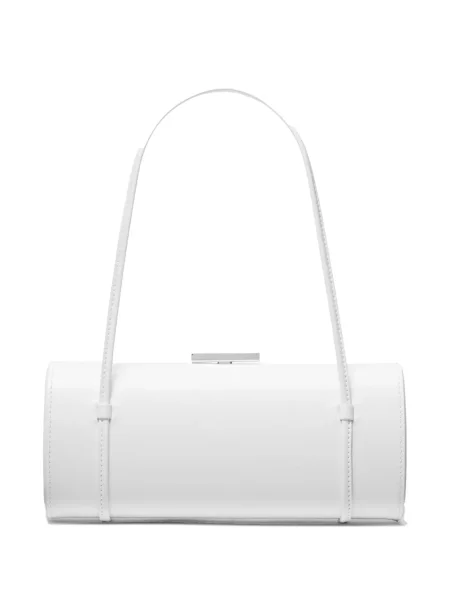 Koszulka Michael Kors Collection z okrągłym dekoltem koronkowa dzwony czarna