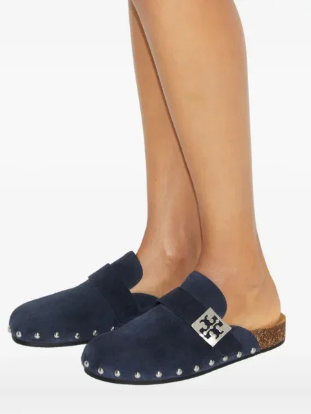Papuci tip mules Tory Burch albastru