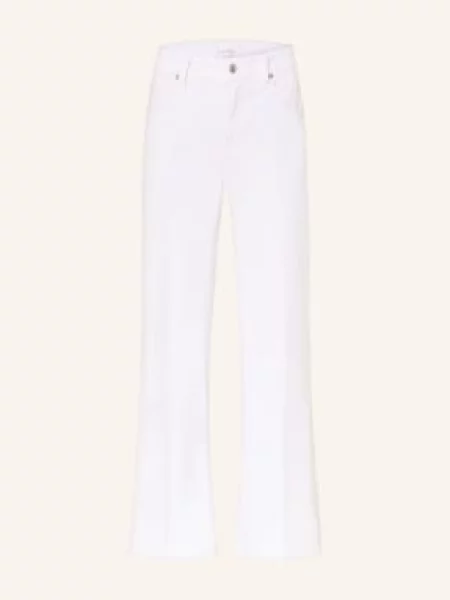Cambio Krótkie Dżinsy Felina weiss białe