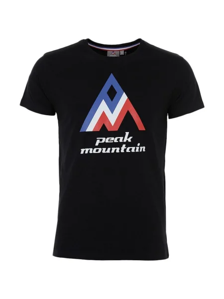 Póló Peak Mountain fekete